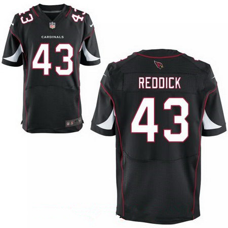 Men’s 2017 NFL Draft Arizona Cardinals #43 Haason Reddick Black Alternate Stitched NFL Nike Elite Jersey