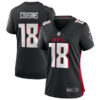 Atlanta Falcons #18 Kirk Cousins Black Stitched Jerseyrun Small