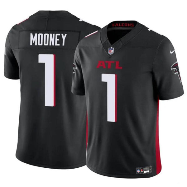 Atlanta Falcons #1 Darnell Mooney Black 2024 FUSE Vapor Untouchable Limited Jersey