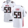 Atlanta Falcons #59 Zion Logue White Limited Stitched Football Game Jersey