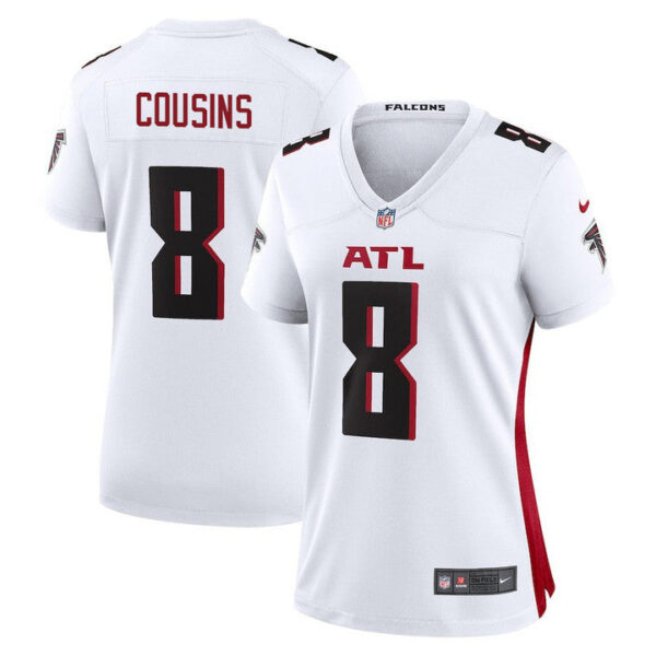 Atlanta Falcons #8 Kirk Cousins Game Jersey – White