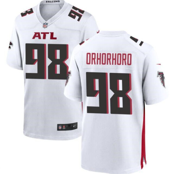 Atlanta Falcons #98 Ruke Orhorhoro White Limited Stitched Football Game Jersey