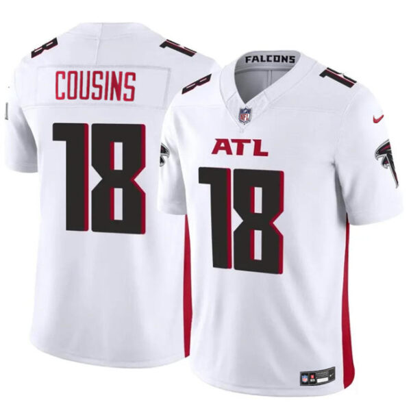 Atlanta Falcons #18 Kirk Cousins White 2023 FUSE Vapor Untouchable Limited Stitched Football Jersey
