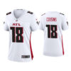 Atlanta Falcons #18 Kirk Cousins White Stitched Jerseyrun Small