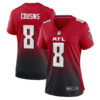 Atlanta Falcons #8 Kirk Cousins Alternate Game Jersey – Red