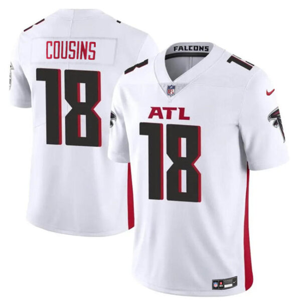 Atlanta Falcons #18 Kirk Cousins White Vapor Untouchable Limited Stitched Football Jersey