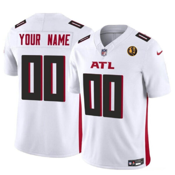 Atlanta Falcons Active Player Custom White 2023 FUSE With John Madden Jersey