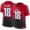 Atlanta Falcons #18 Kirk Cousins Redblack 2023 FUSE Vapor Untouchable Limited Stitched Football Jersey