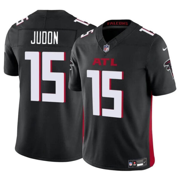 Atlanta Falcons #15 Matthew Judon Black 2024 FUSE Vapor Untouchable Jersey