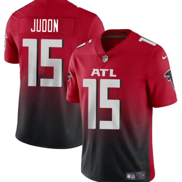 Atlanta Falcons #15 Matthew Judon Red Black Vapor Untouchable Limited Jersey