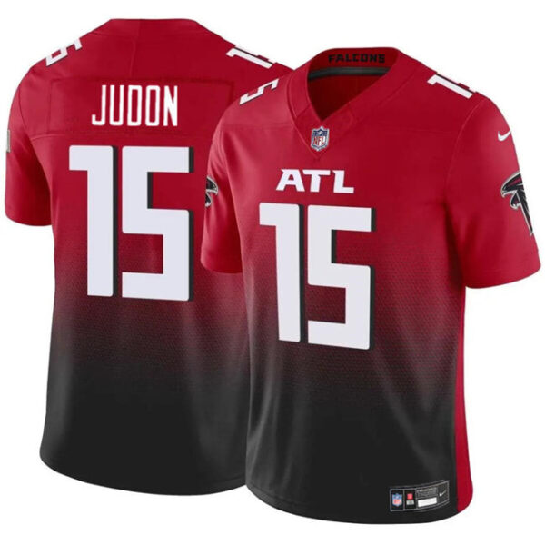 Atlanta Falcons #15 Matthew Judon Red Black 2024 FUSE Vapor Jersey