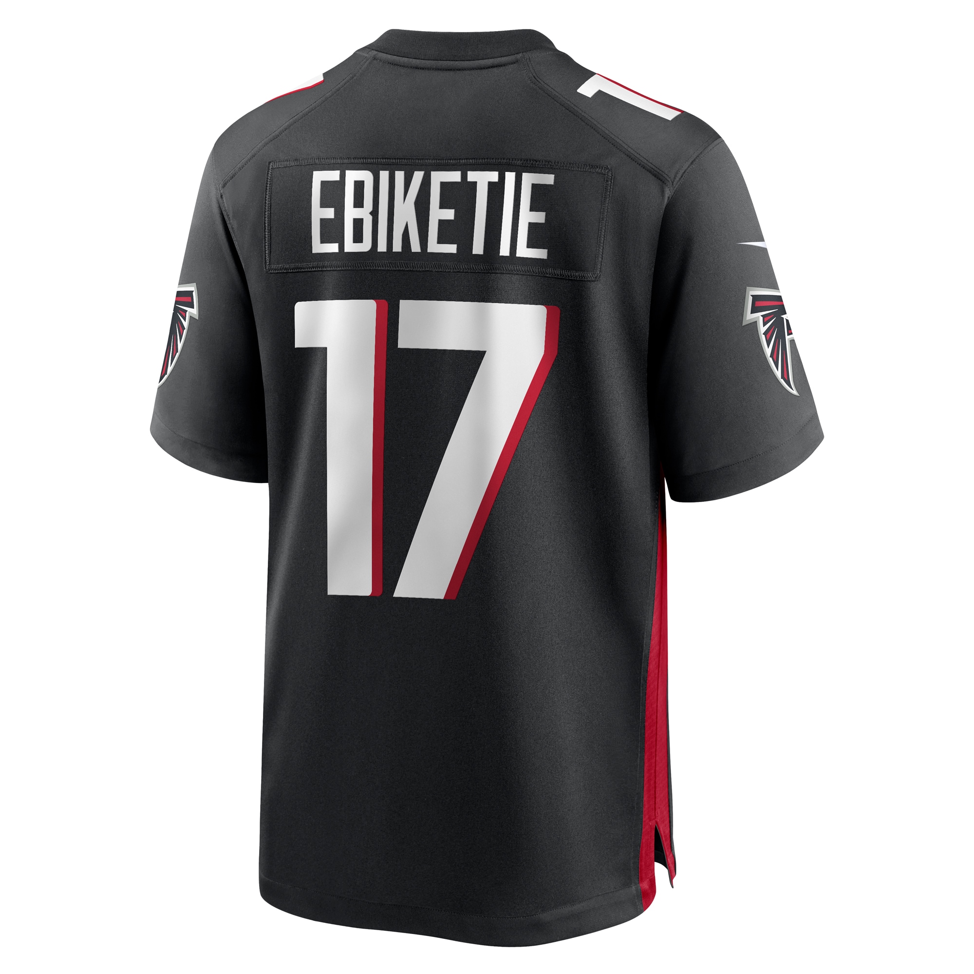 Arnold Ebiketie Atlanta Falcons Nike Team Game Jersey Black - Image 3