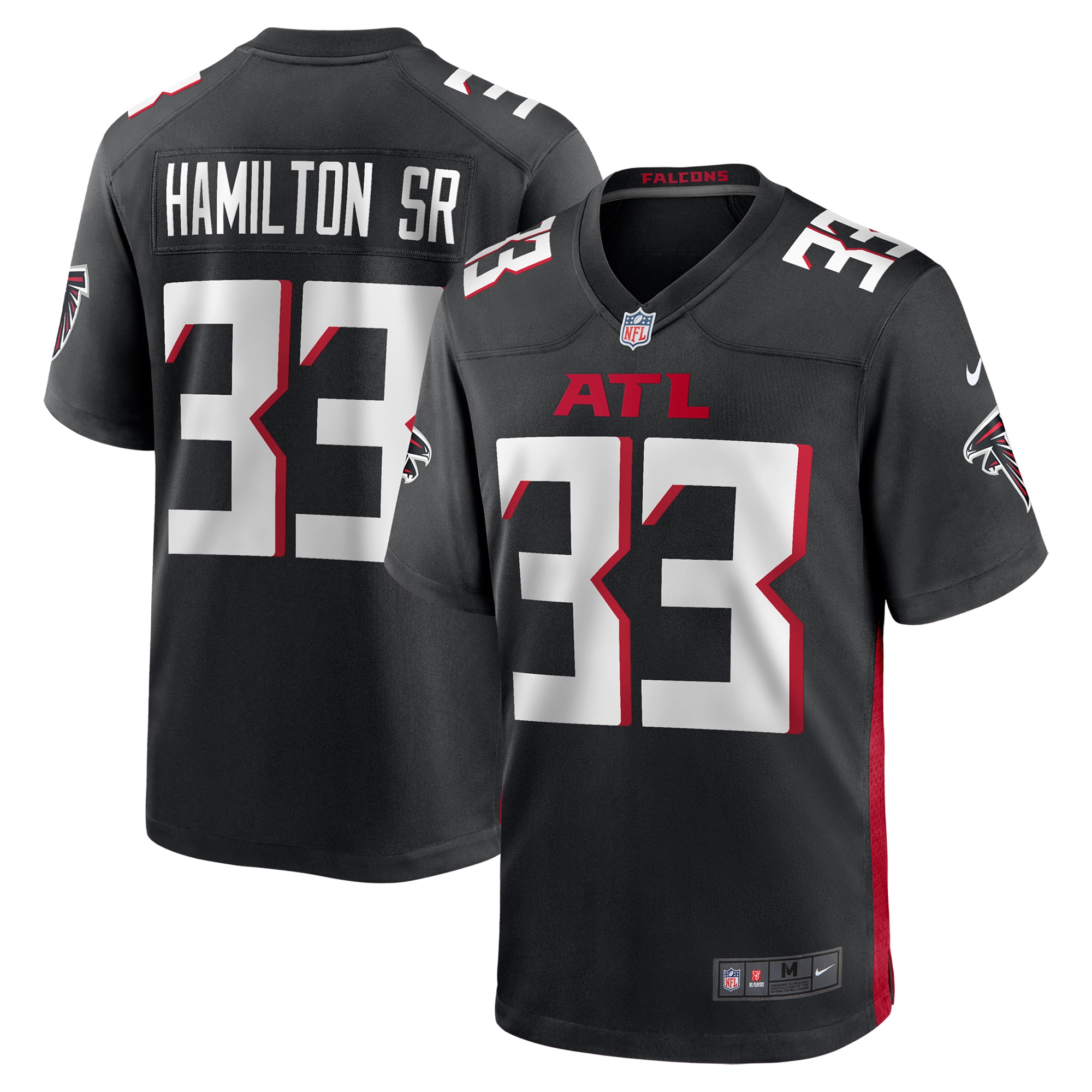 Antonio Hamilton Sr Atlanta Falcons Nike Team Game Jersey Black