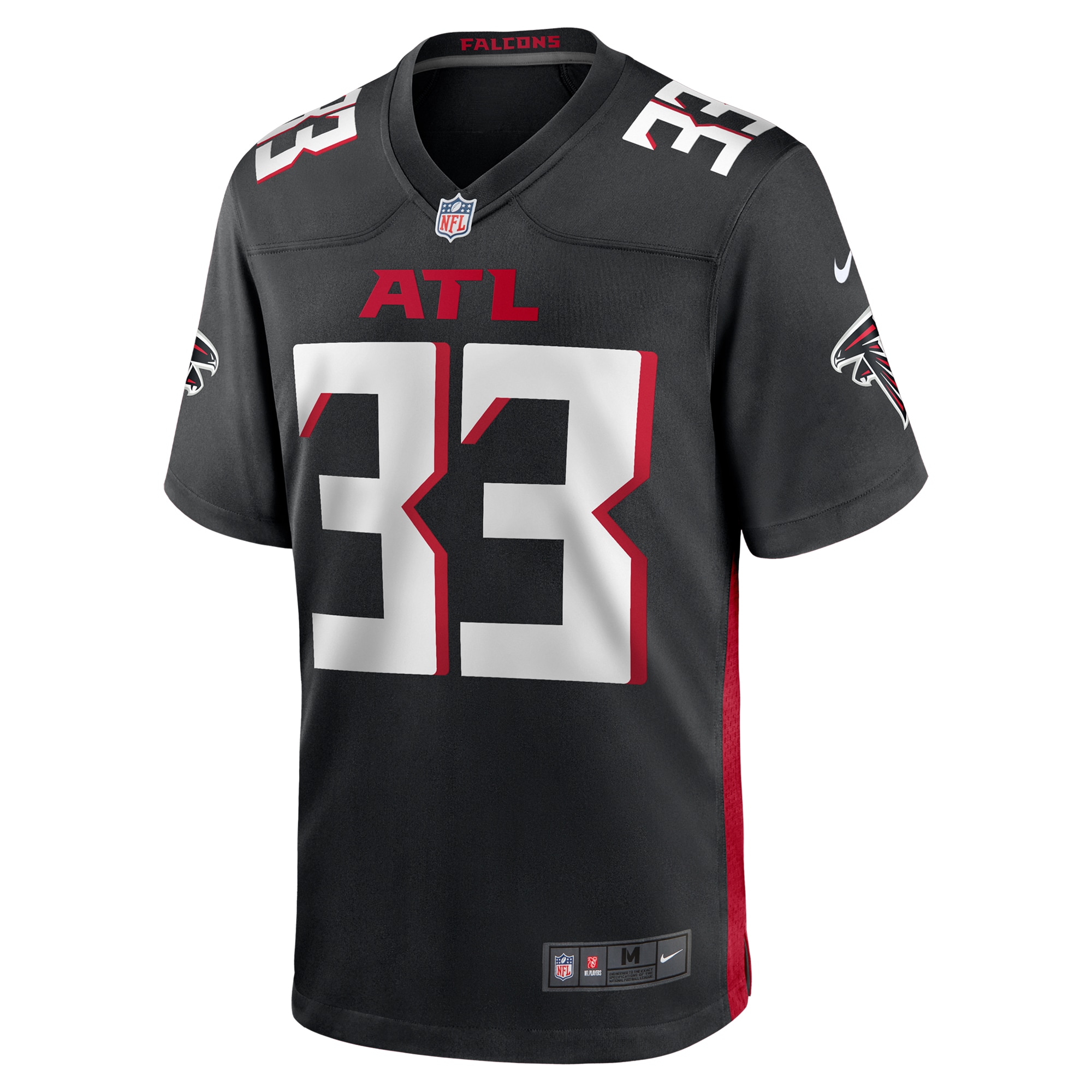 Antonio Hamilton Sr Atlanta Falcons Nike Team Game Jersey Black - Image 2