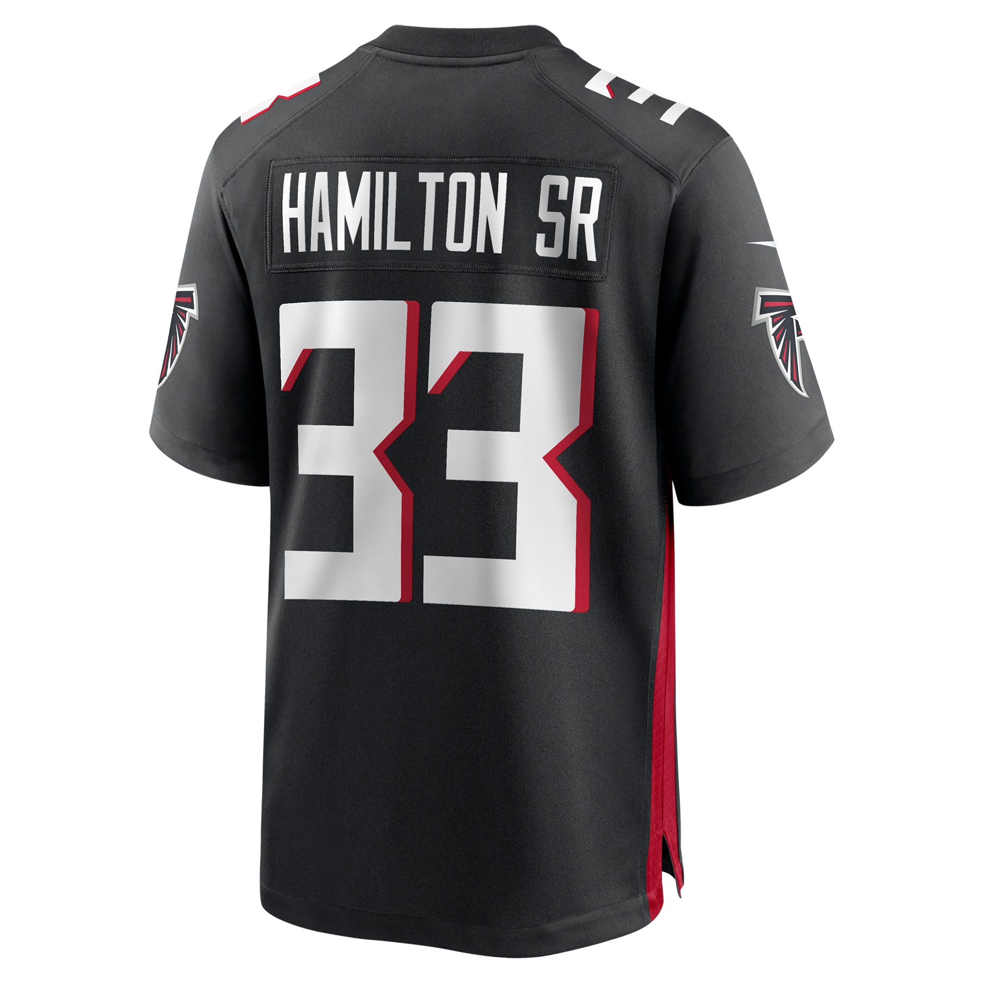 Antonio Hamilton Sr Atlanta Falcons Nike Team Game Jersey Black - Image 3