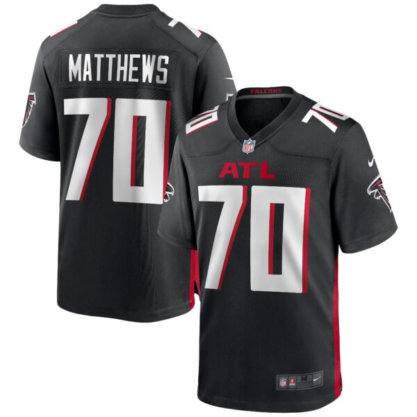 Jake Matthews Atlanta Falcons Nike Game Jersey Black