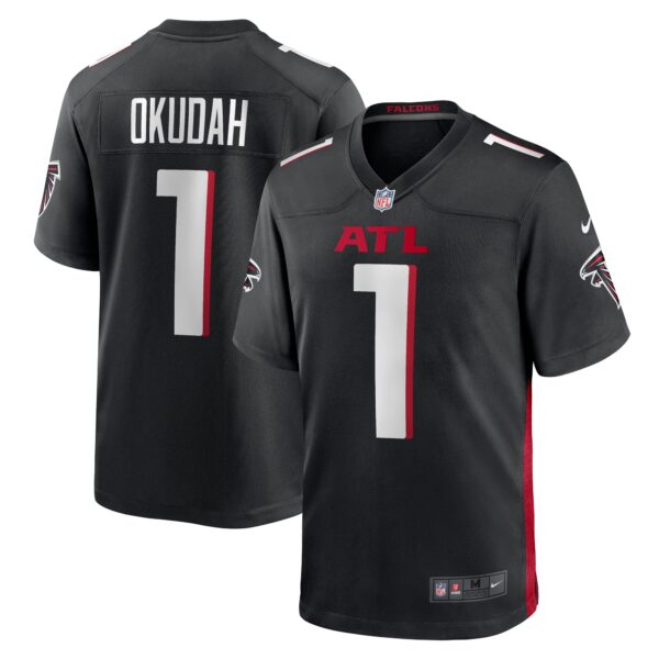 Jeff Okudah Atlanta Falcons Nike Game Player Jersey Black