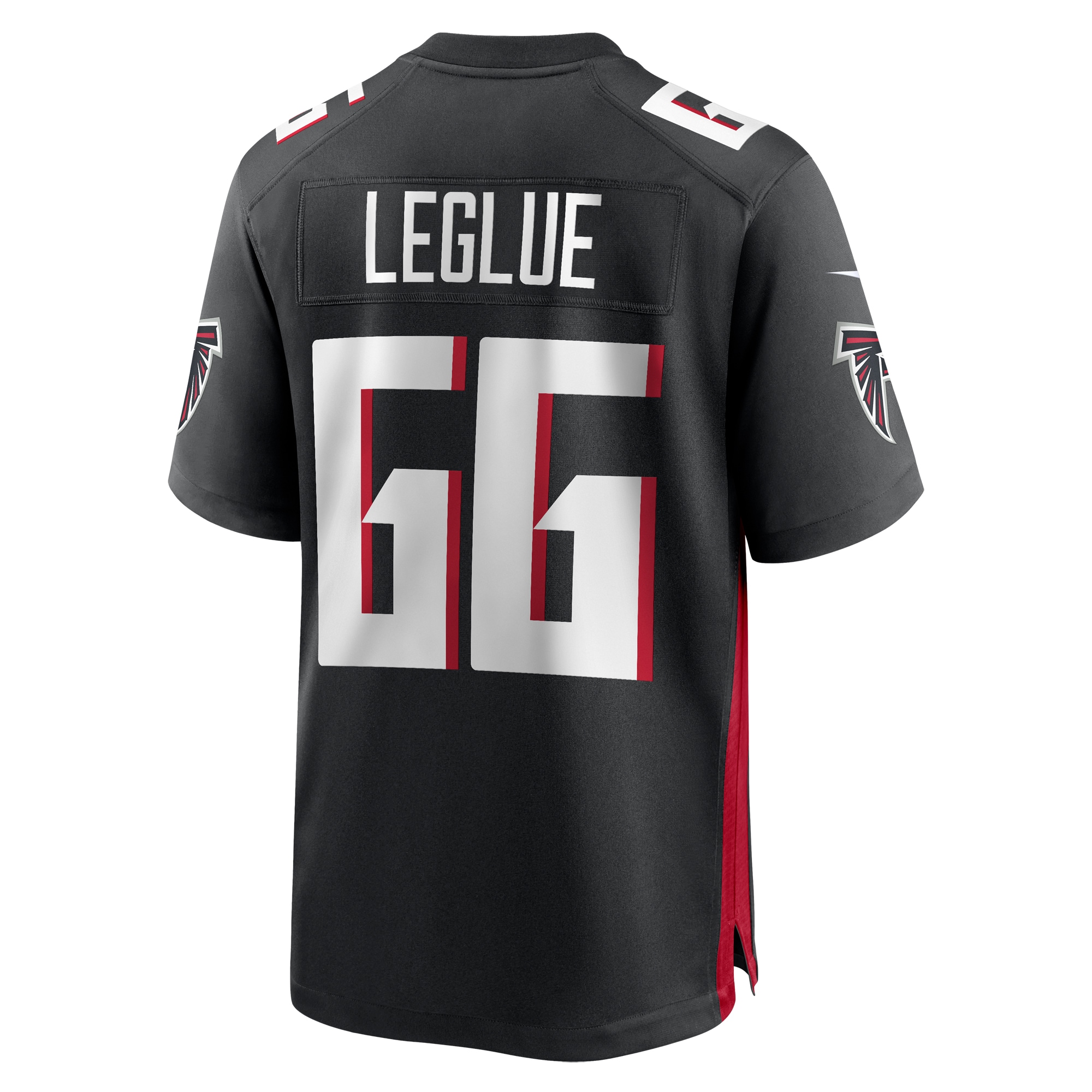 John Leglue Atlanta Falcons Nike Team Game Jersey Black - Image 3