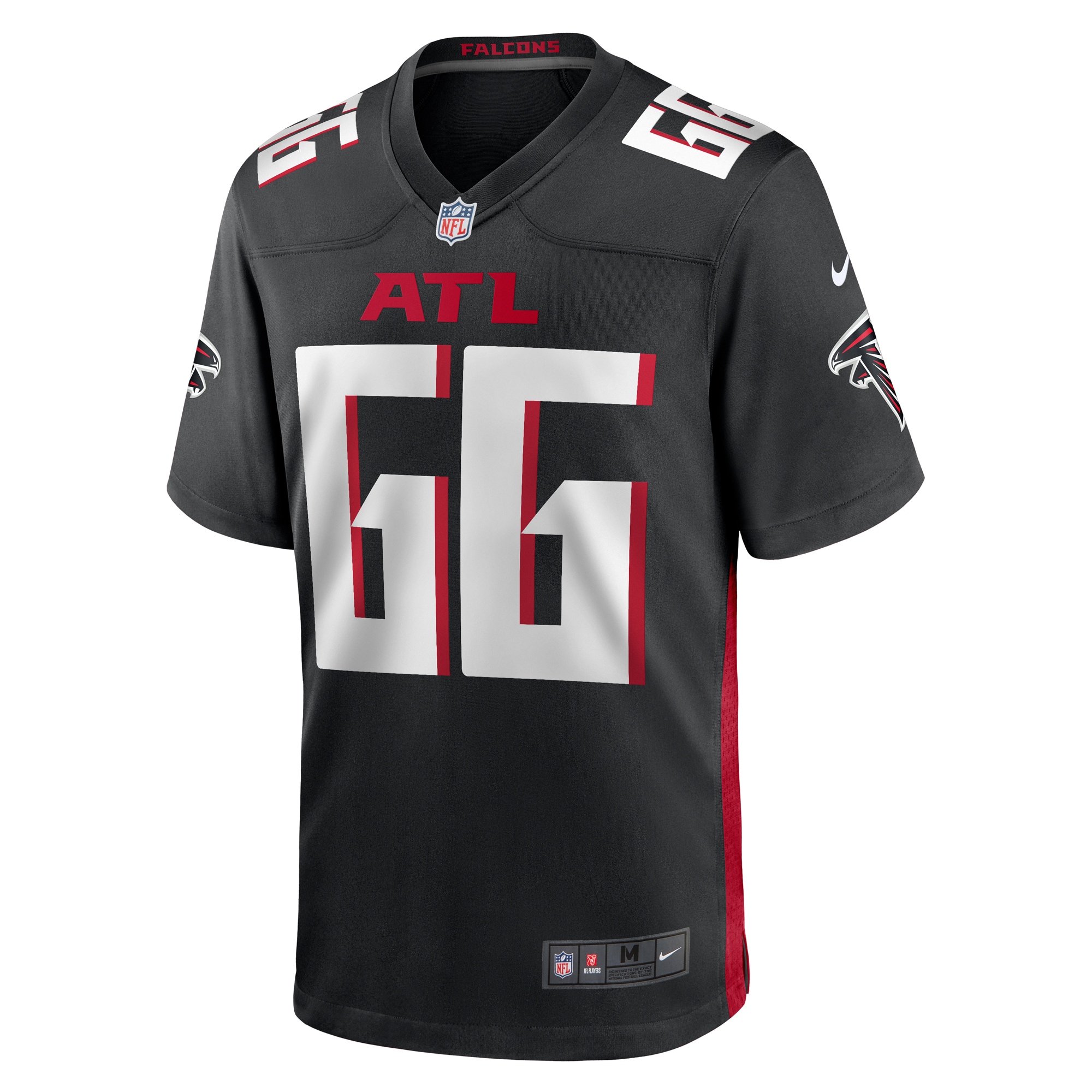Joshua Miles Atlanta Falcons Nike Game Jersey Black - Image 2