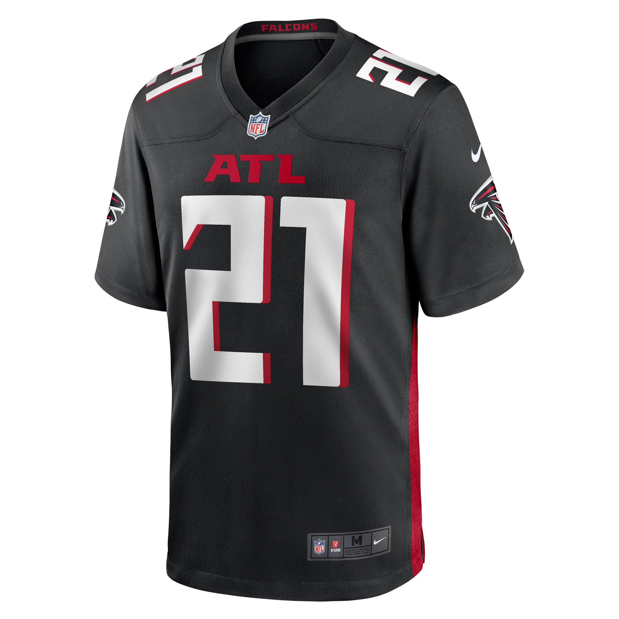 Mike Hughes Atlanta Falcons Nike Game Player Jersey Black - Image 2