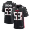 Nate Landman Atlanta Falcons Nike Team Game Jersey Black