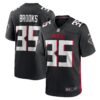 Natrone Brooks Atlanta Falcons Nike Team Game Jersey Black