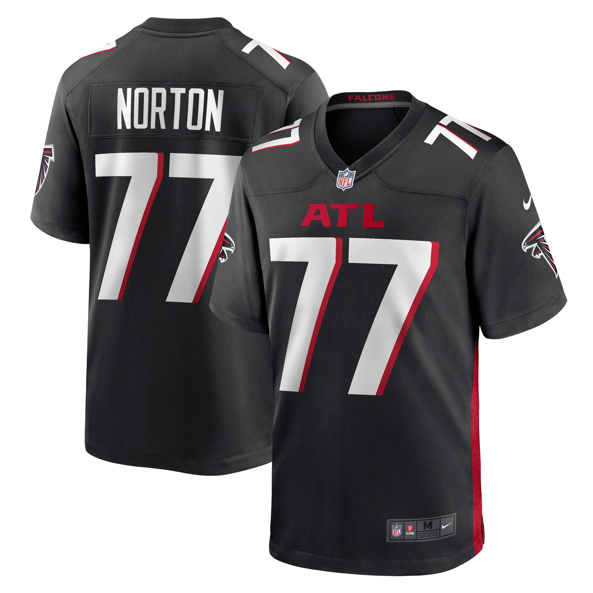Storm Norton Atlanta Falcons Nike Game Jersey Black