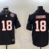 Atlanta Falcons #18 Kirk Cousins Black Vapor Untouchable Limited Stitched Jersey 1