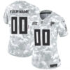 Women Atlanta Falcons Active Player Custom 2024 FUSE Arctic Camo Salute To Service Limited Football Stitched Jersey