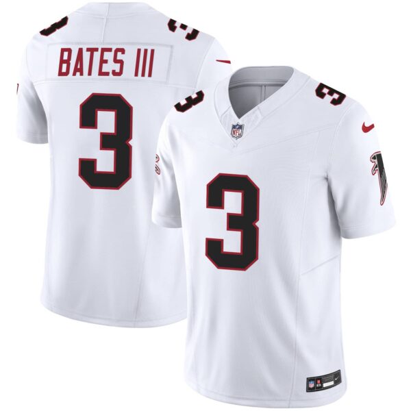 Men’s Atlanta Falcons Vapor Limited Jersey – All Stitched – White – Jessie Bates III