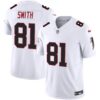 Men’s Atlanta Falcons Vapor Limited Jersey – All Stitched – White – Jonnu Smith
