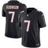 Men’s Atlanta Falcons Vapor Limited Jersey – All Stitched – Black – Bijan Robinson