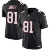 Men’s Atlanta Falcons Vapor Limited Jersey – All Stitched – Black – Jonnu Smith