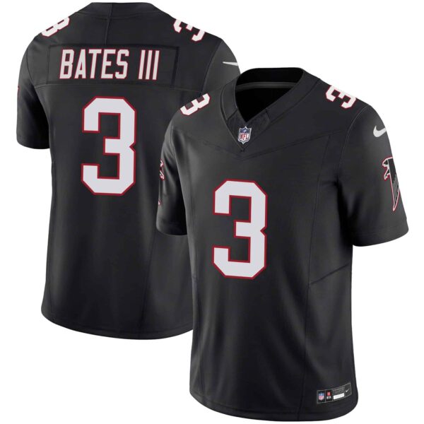 Men’s Atlanta Falcons Vapor Limited Jersey – All Stitched – Black – Jessie Bates III