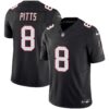 Men’s Atlanta Falcons Vapor Limited Jersey – All Stitched – Black – Kyle Pitts