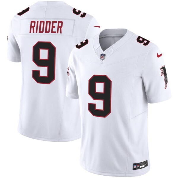 Men’s Atlanta Falcons Vapor Limited Jersey – All Stitched – White – Desmond Ridder