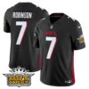 Outkast x Atlanta Falcons 2024 Vapor Limited Jersey – All Stitched – Black – Bijan Robinson Jersey