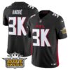 Outkast x Atlanta Falcons 2024 Vapor Limited Jersey – All Stitched – Black – Andre Jersey