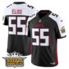 Outkast x Atlanta Falcons 2024 Vapor Limited Jersey – All Stitched – Black Alternate – Kaden Elliss Jersey