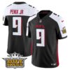 Outkast x Atlanta Falcons 2024 Vapor Limited Jersey – All Stitched – Black Alternate – Michael Penix Jr. Jersey