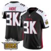 Outkast x Atlanta Falcons 2024 Vapor Limited Jersey – All Stitched – Black Alternate – Andre Jersey