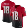 Men’s Atlanta Falcons #18 Kirk Cousins Red Black Vapor Untouchable Limited Football Stitched Jersey