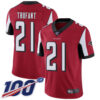 Nike Falcons #21 Desmond Trufant Red Team Color Men’s Stitched NFL 100th Season Vapor Limited Jersey