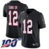 Nike Falcons #12 Mohamed Sanu Sr Black Alternate Men’s Stitched NFL 100th Season Vapor Limited Jersey