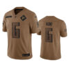 Men’s Atlanta Falcons #6 Younghoe Koo 2023 Brown Salute To Setvice Limited Football Stitched Jersey