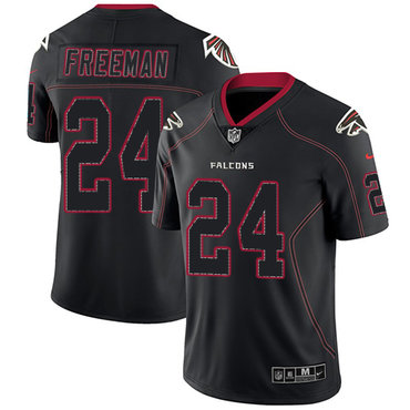 Nike Atlanta Falcons #24 Devonta Freeman Lights Out Black Men’s Stitched NFL Limited Rush Jersey