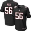 Men’s Atlanta Falcons #56 Brooks Reed Black Alternate NFL Nike Elite Jersey