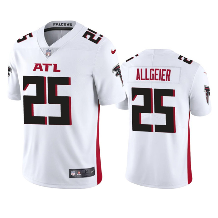 Men’s Atlanta Falcons #25 Tyler Allgeier White Vapor Untouchable Stitched Football Jersey