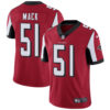 Nike Atlanta Falcons #51 Alex Mack Red Team Color Men’s Stitched NFL Vapor Untouchable Limited Jersey