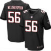 Men’s Atlanta Falcons #56 Sean Weatherspoon Black Alternate Stitched NFL Nike Elite Jersey